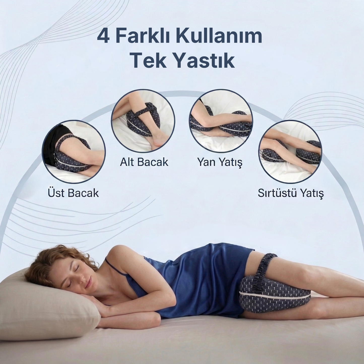 Ortevra™ Ortopedik Diz Yastığı