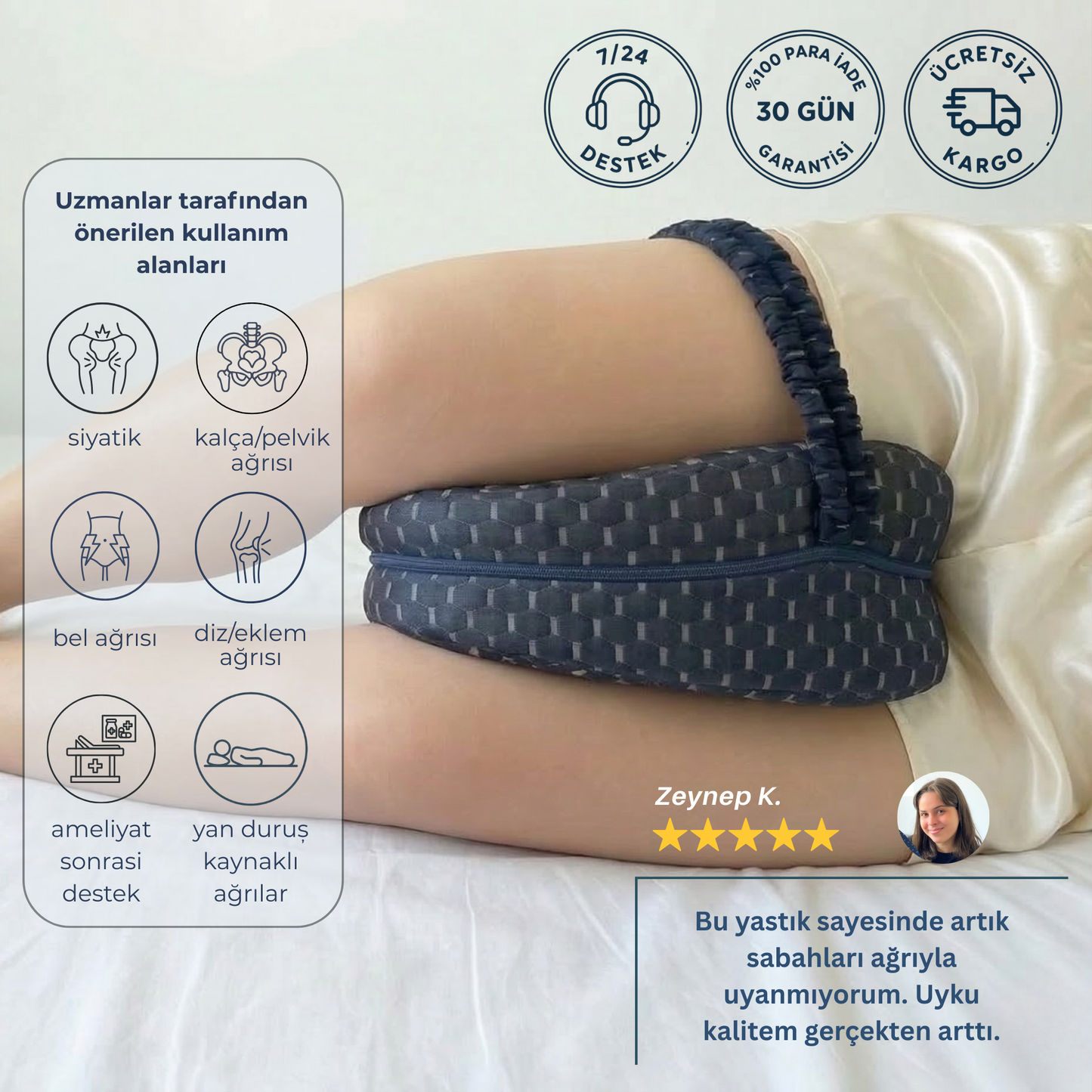 Ortevra™ Ortopedik Diz Yastığı